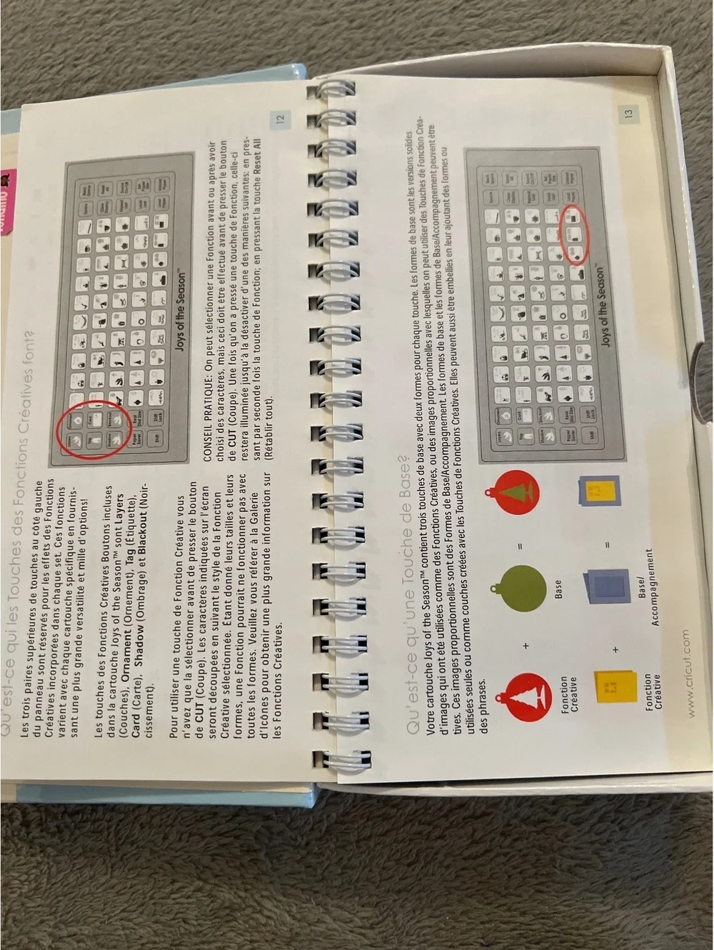 Cricut Cartridge Joys of the Season - Used Good Condition